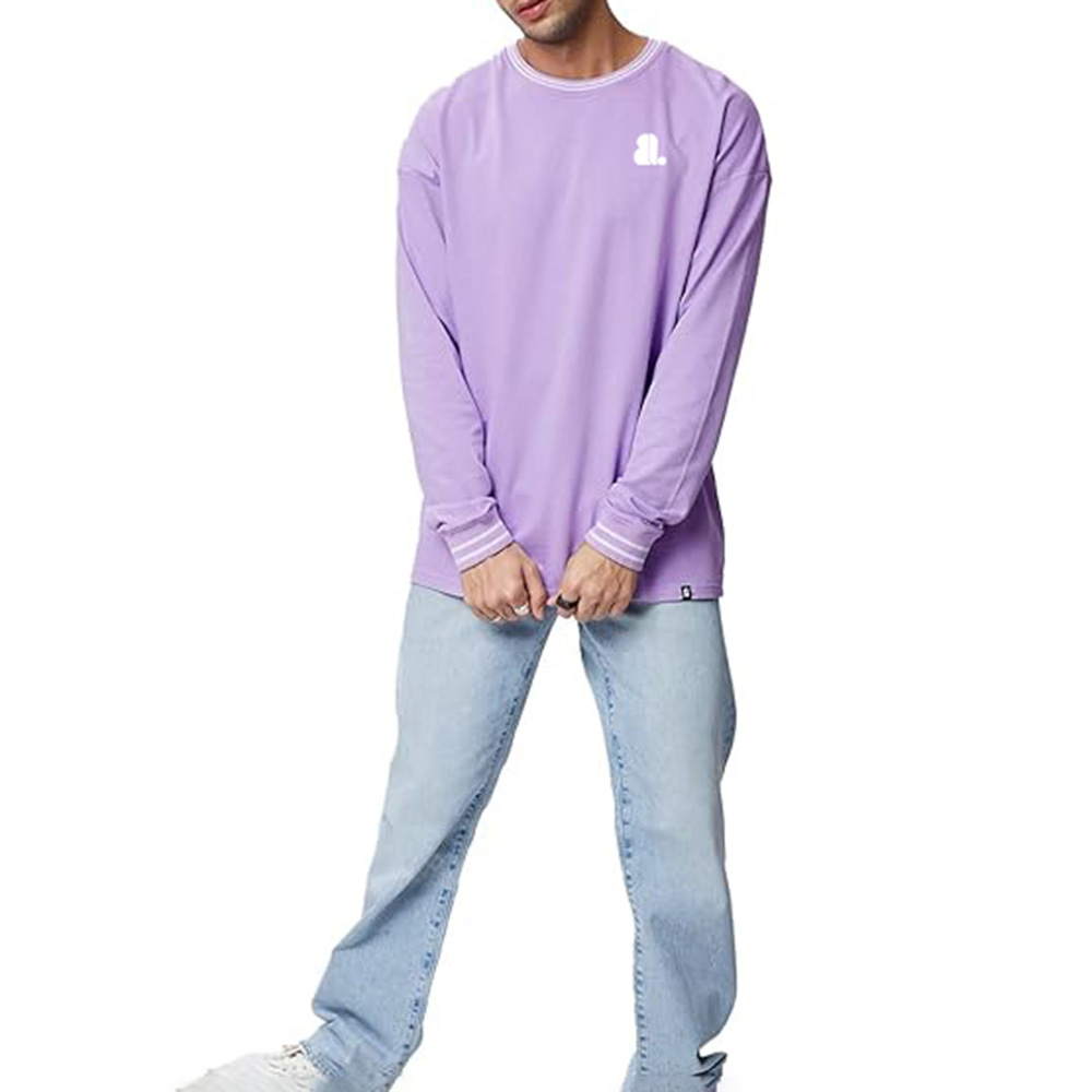 Men Ringer Long Sleeve Tee