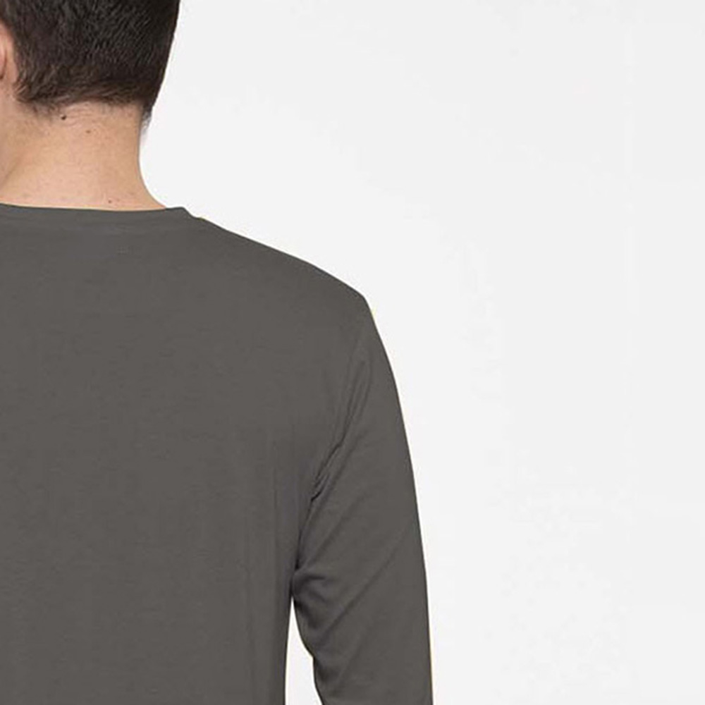 Men V-Neck Long Sleeve Tee - Image 5