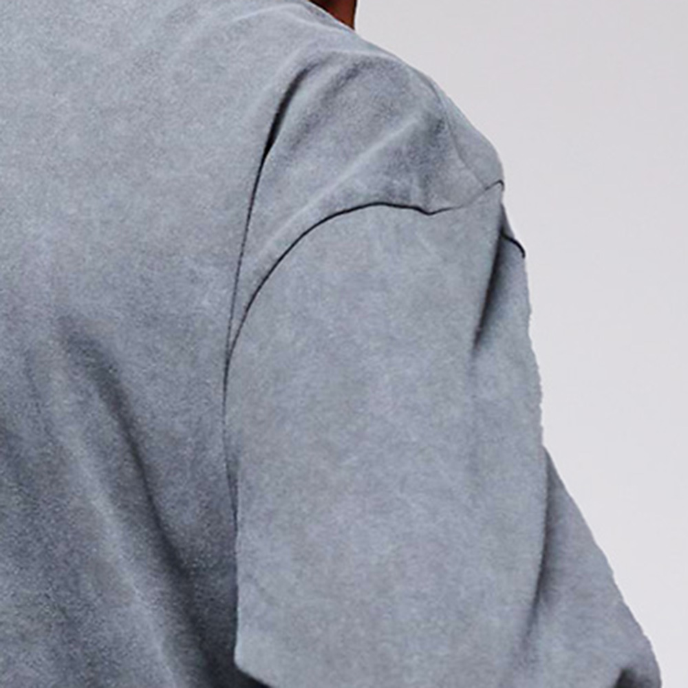 Men Acid Wash Oversize Long Sleeve Tee