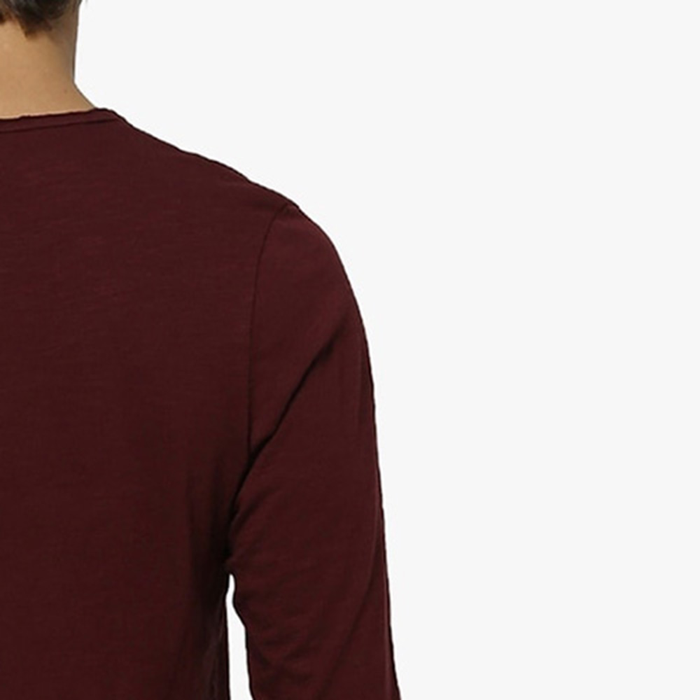 Men Scoop Neck Long Sleeve Tee - Image 6