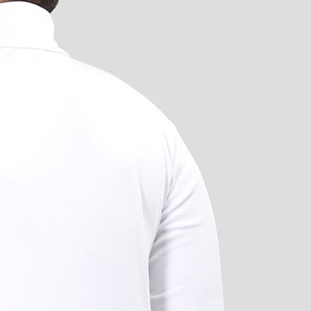 Men Turtle Neck Long Sleeve Tee - Image 6