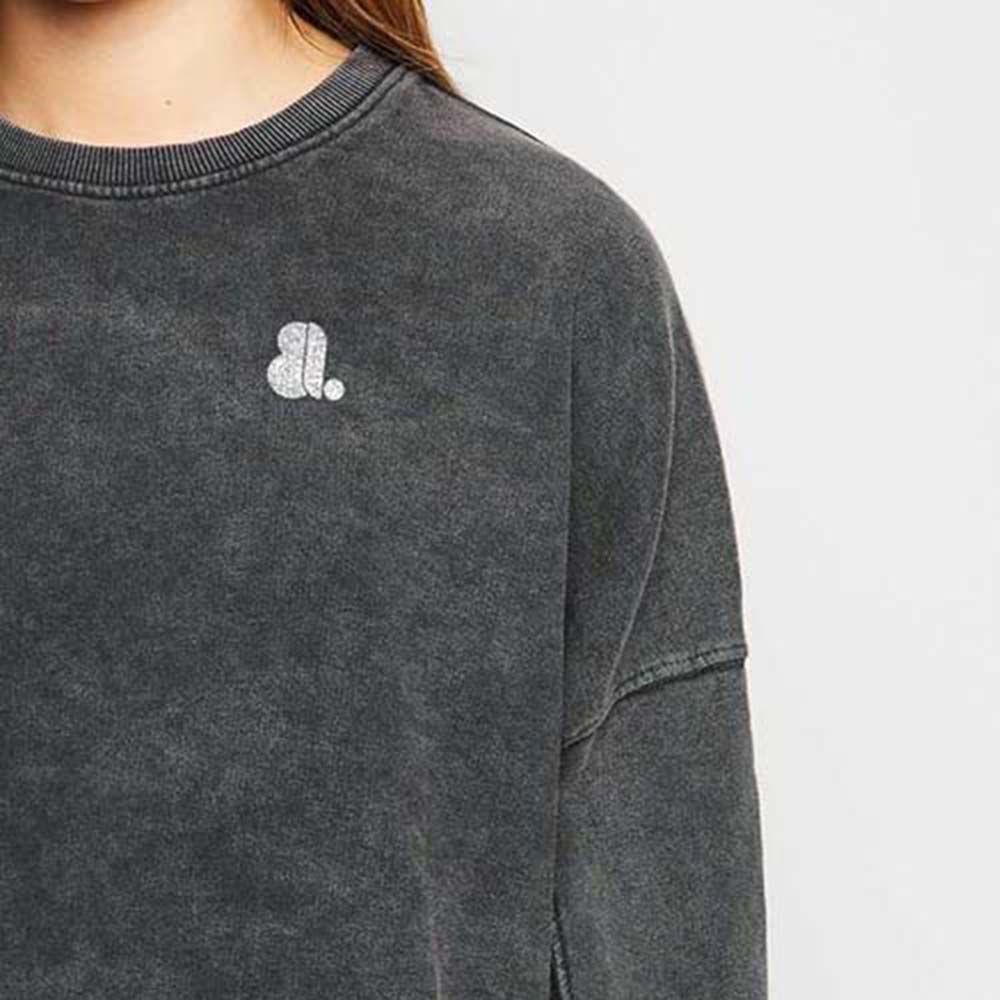 Women Acid Wash Sweatshirt - Image 6