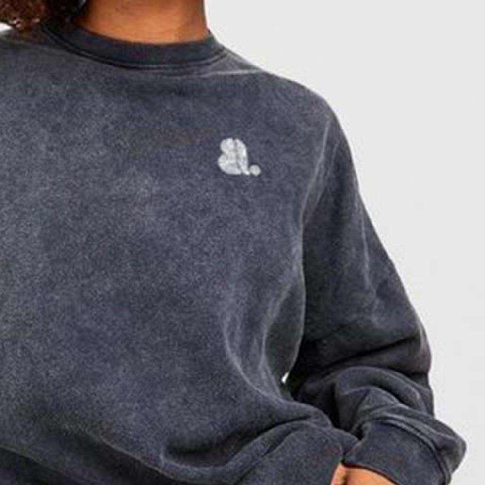 Women Acid Wash Sweatshirt - Image 6