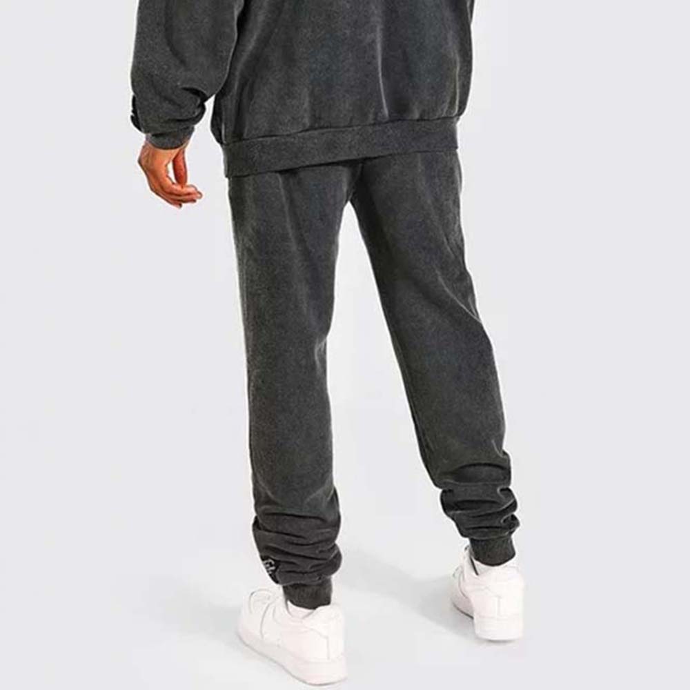 Acid Wash Zipper Track Suit Men - Image 6