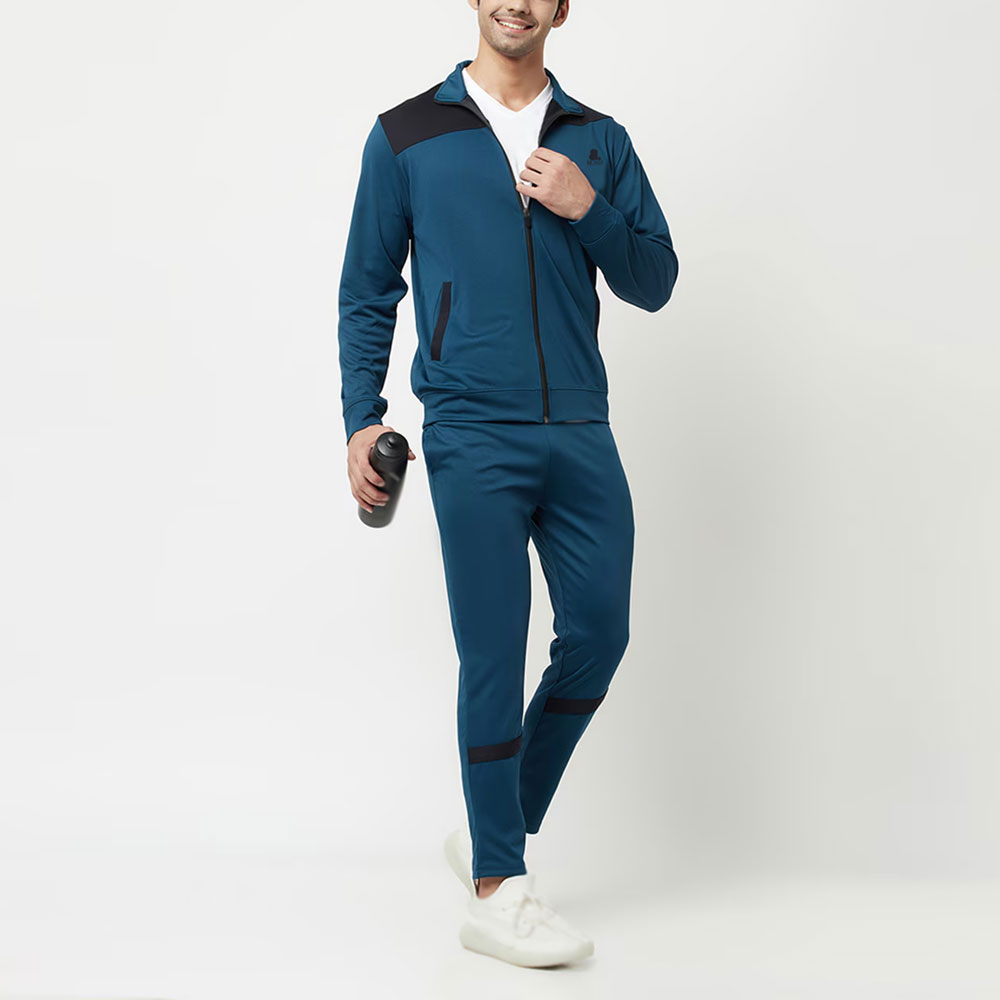 Block Zipper Track Suit Men