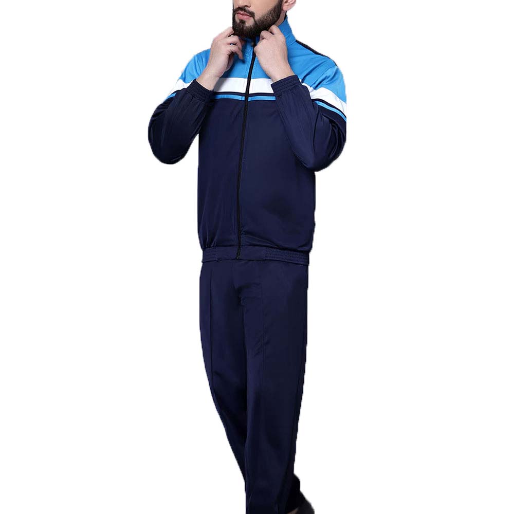 Block Zipper Track Suit Men