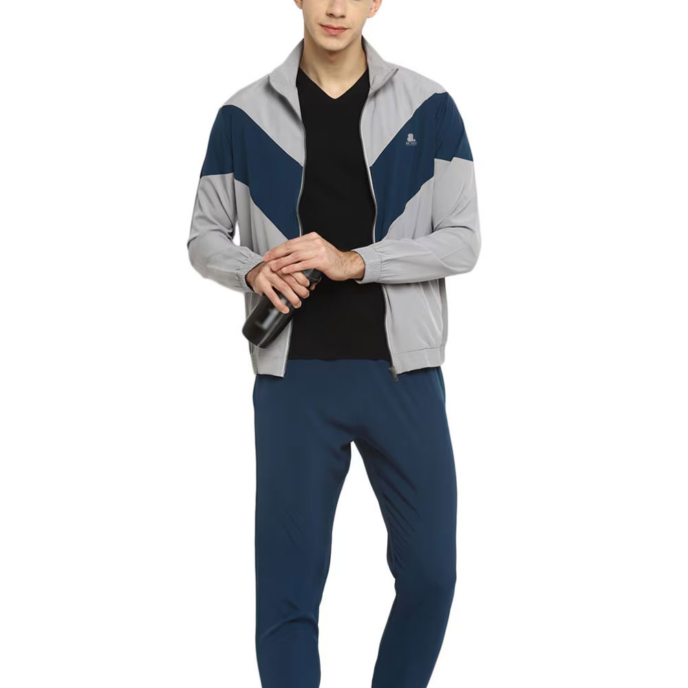 Block Zipper Track Suit Men