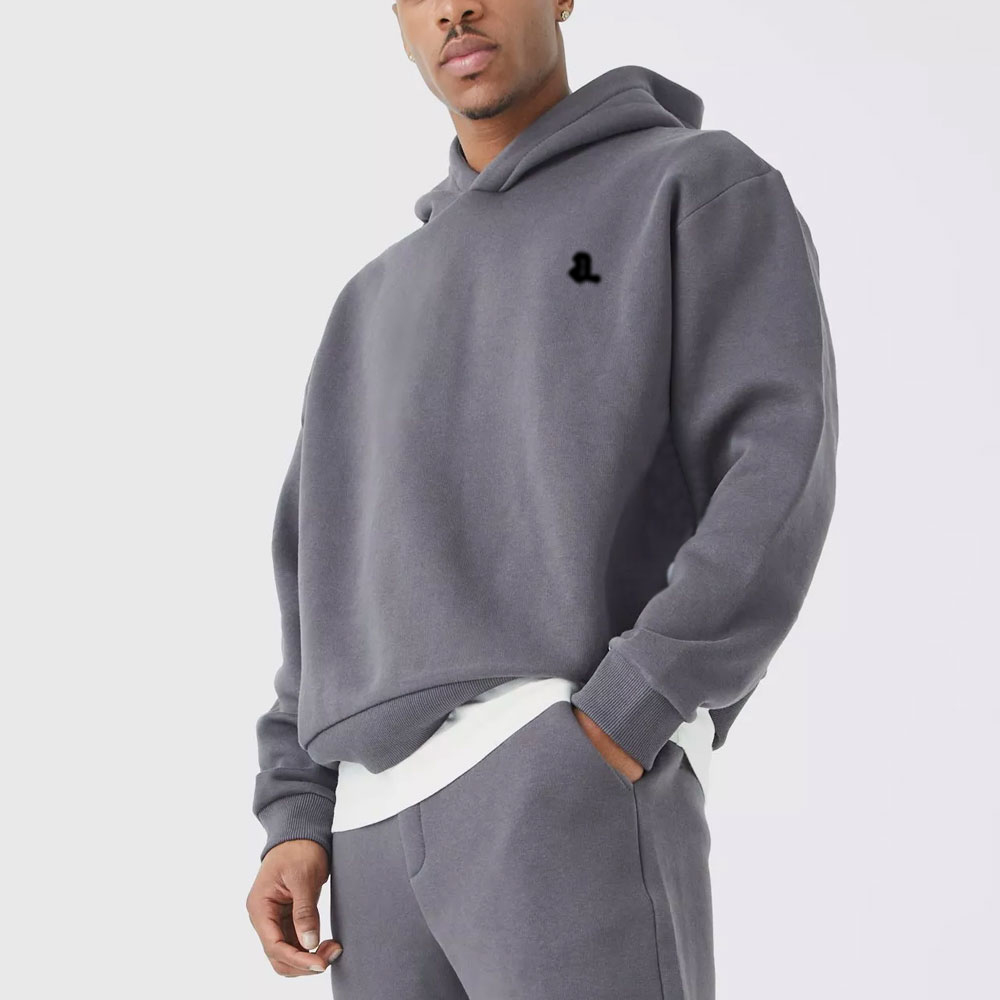 Single Color Pull Over Track Suit Men