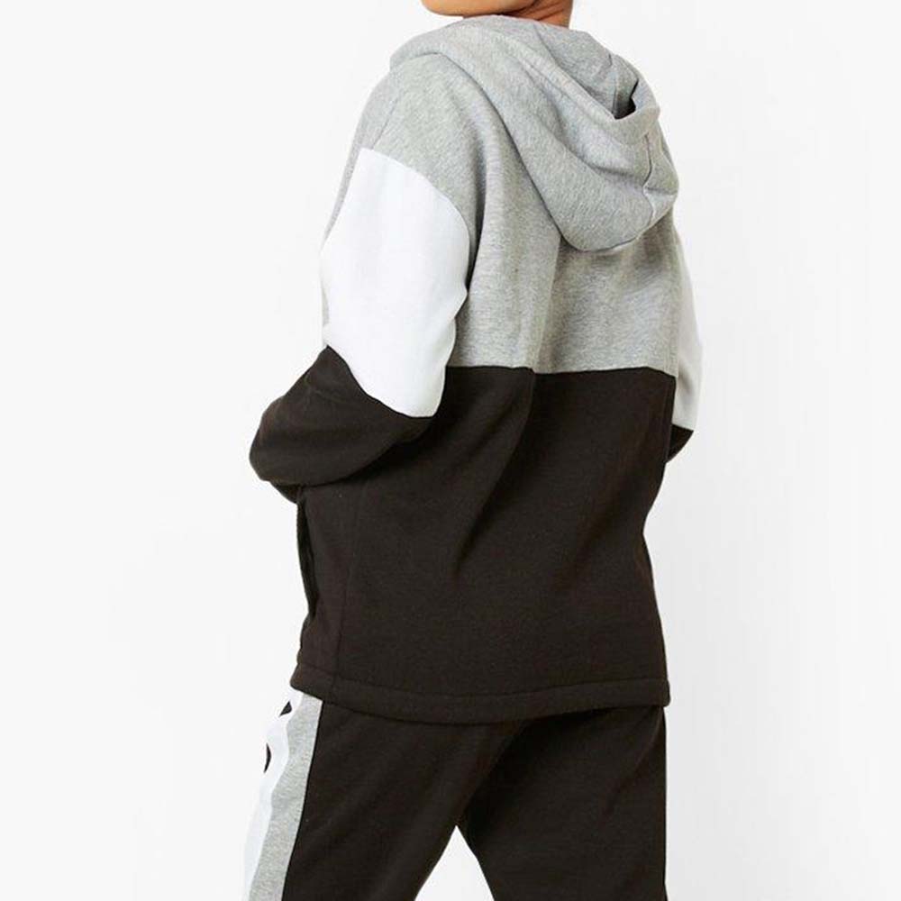 Block Zipper Track Suit Women - Image 6