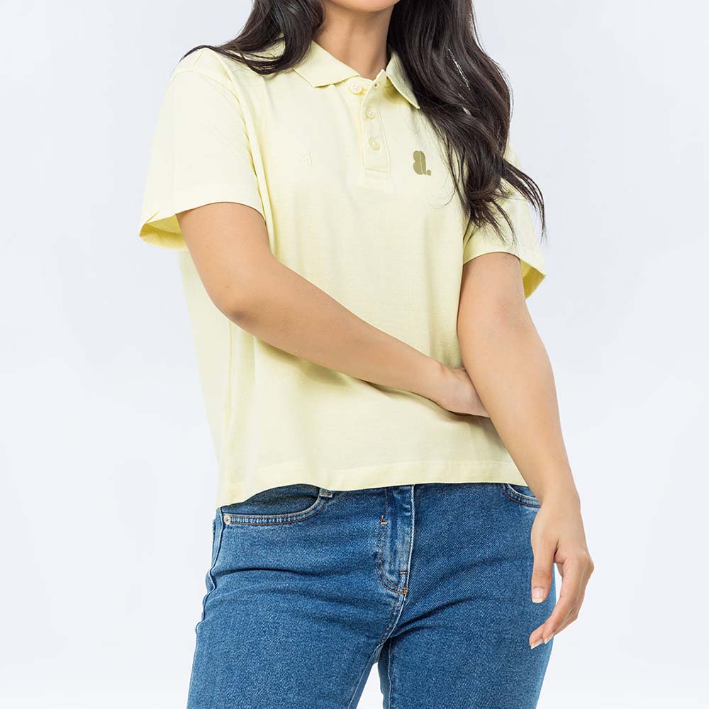 Fashion Cut & Sew Polo Shirt Short Sleeve