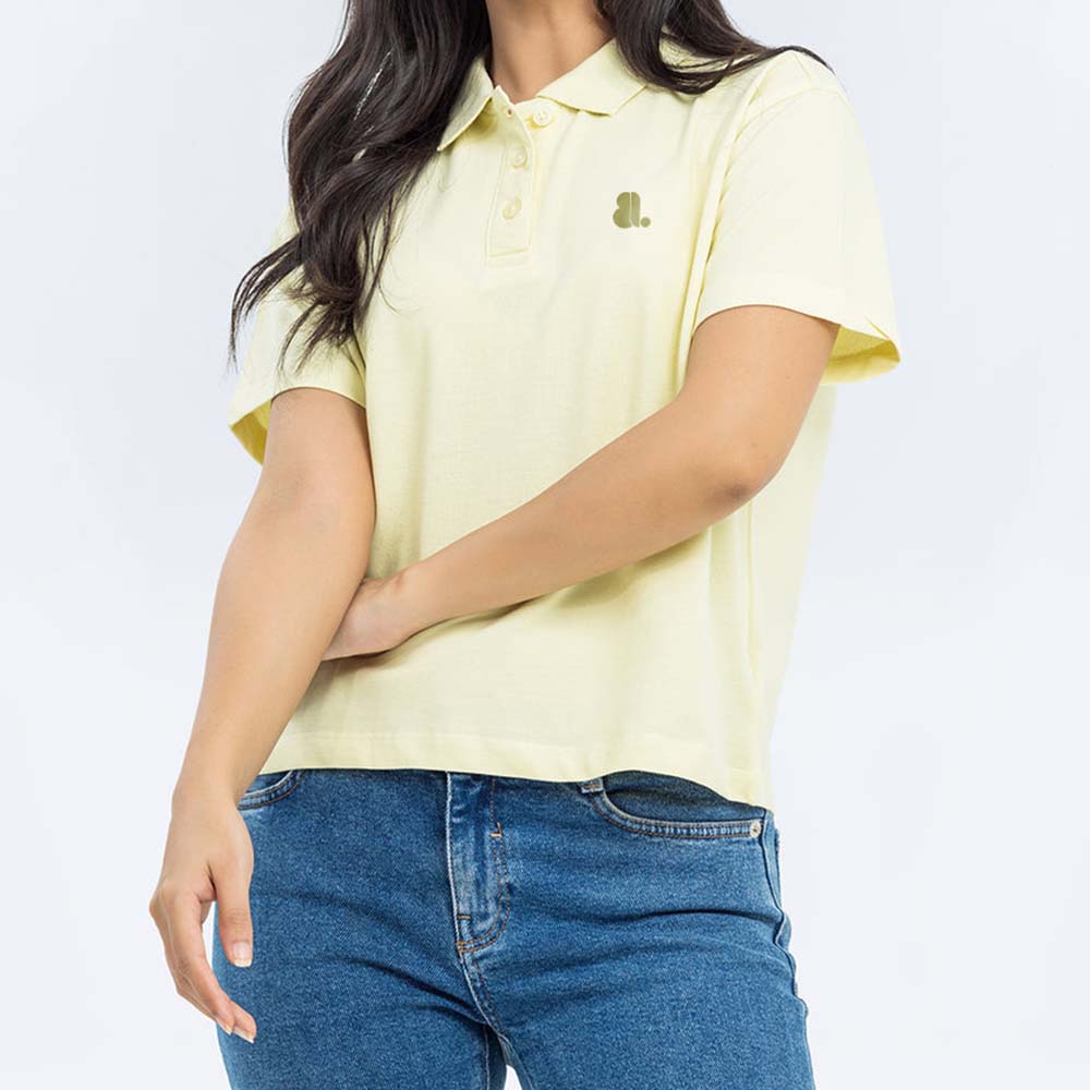 Fashion Cut & Sew Polo Shirt Short Sleeve - Image 6