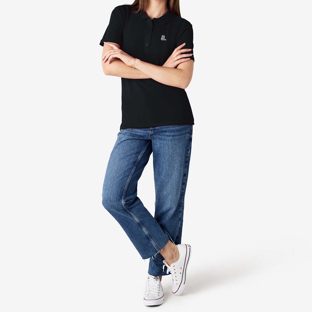 Fashion Cut & Sew Polo Shirt Short Sleeve - Image 4