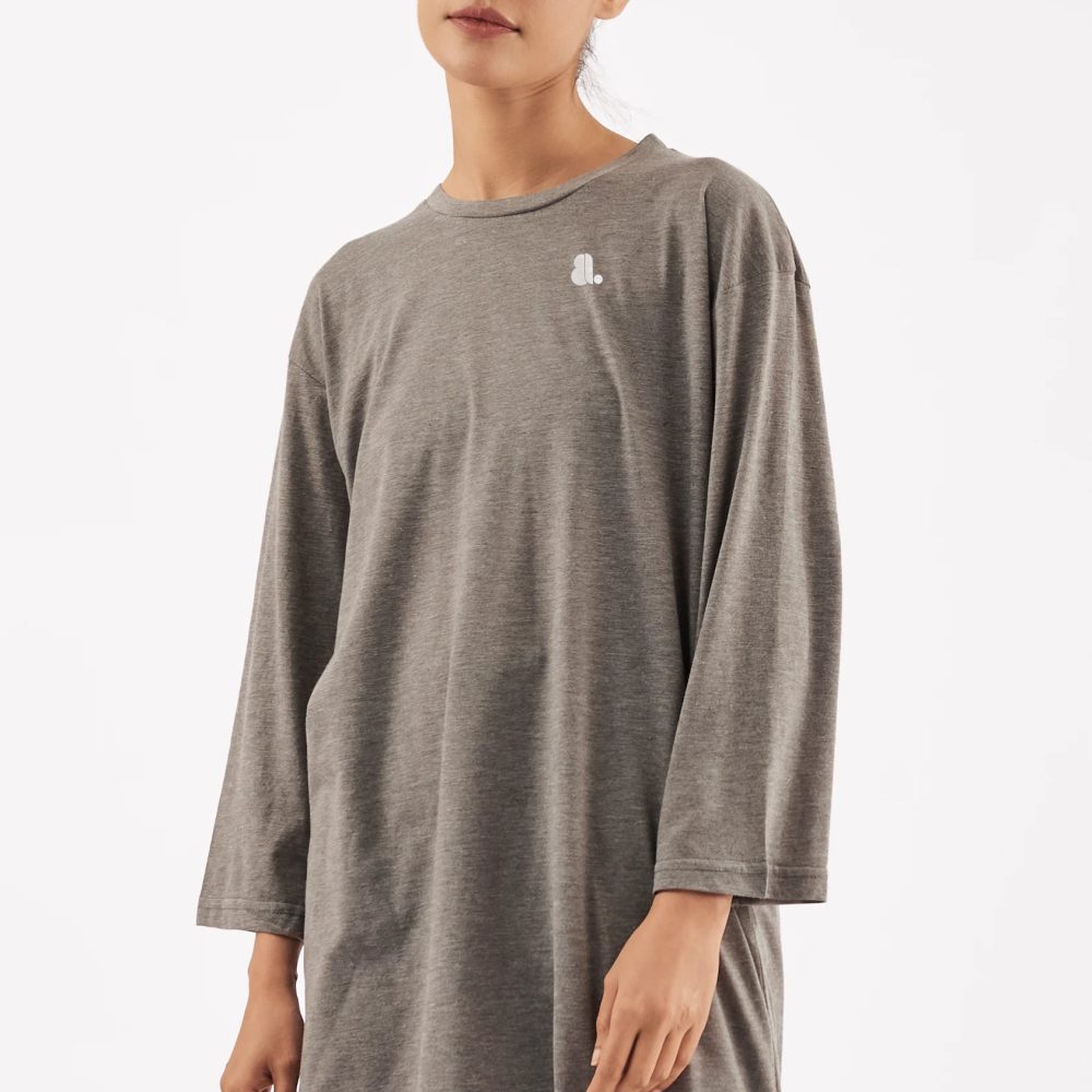 Women Long Sleeve Oversize Solid Color