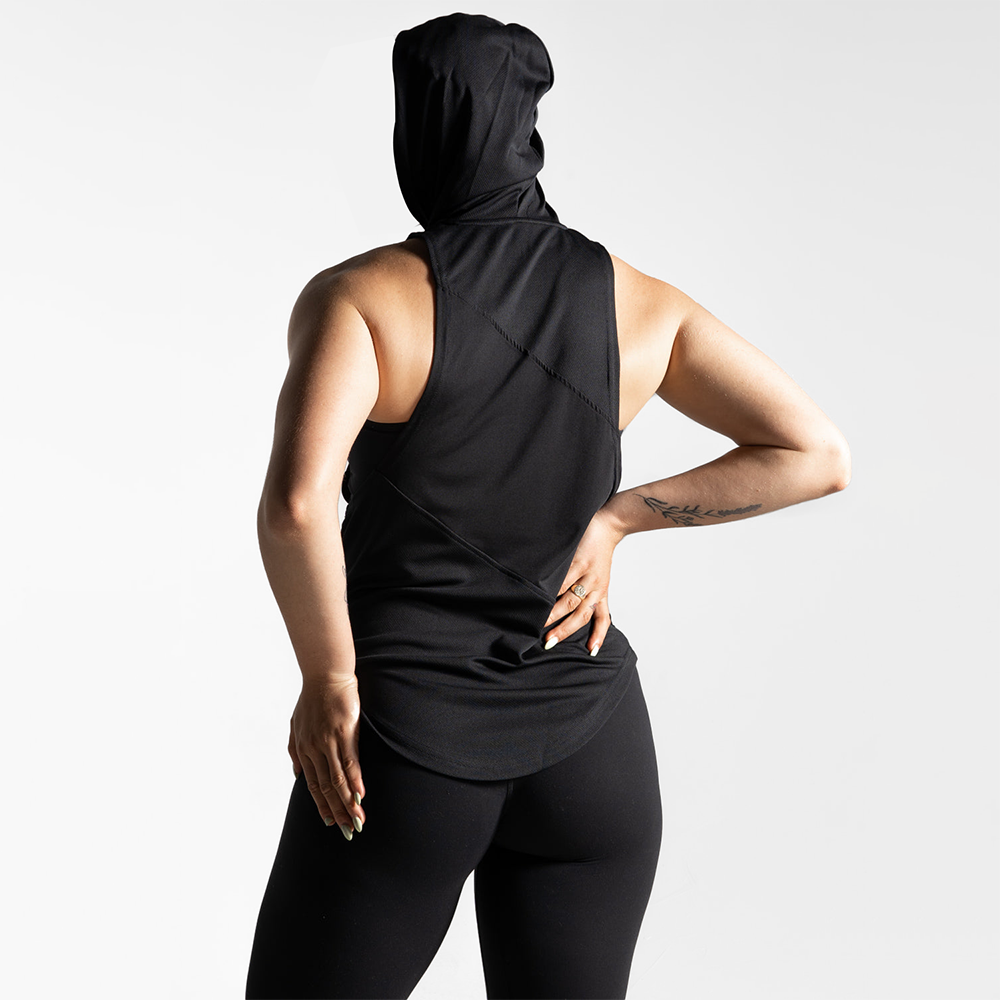 Women Hoodie Tank Top - Image 4