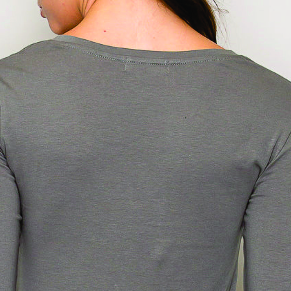 Women Long Sleeve V-Neck T-Shirts - Image 5