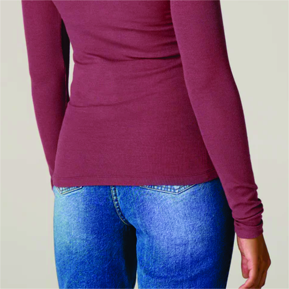 Women Long Sleeve Henley T-Shirt - Image 6
