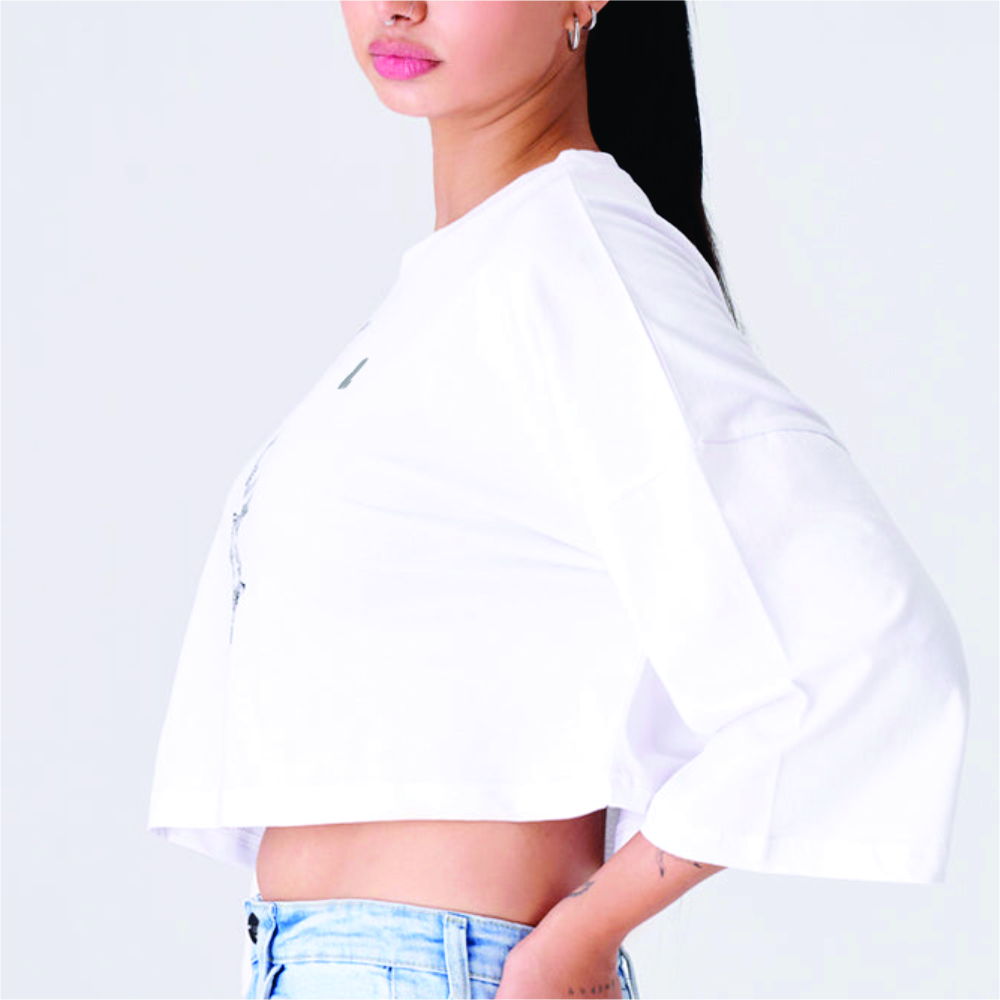 Women Long Sleeve Crop Top T-Shirts - Image 7