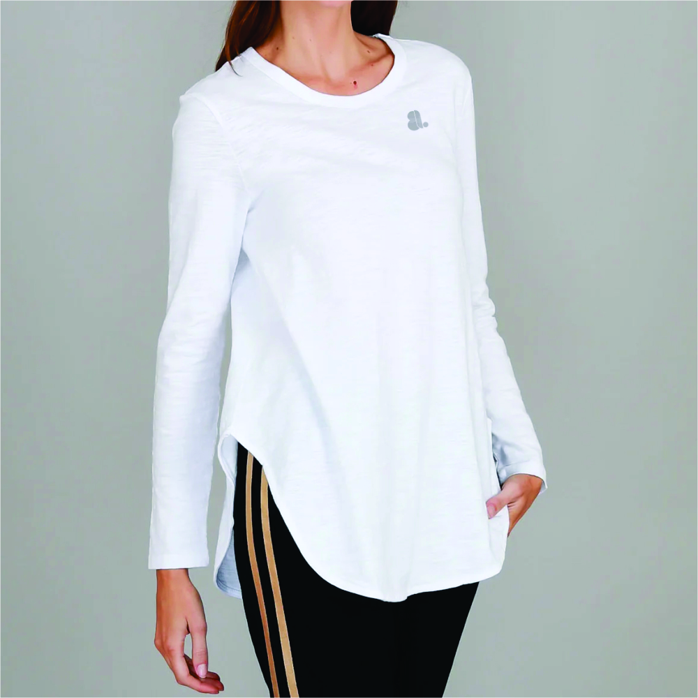 Women Long Sleeve Longline T-Shirts