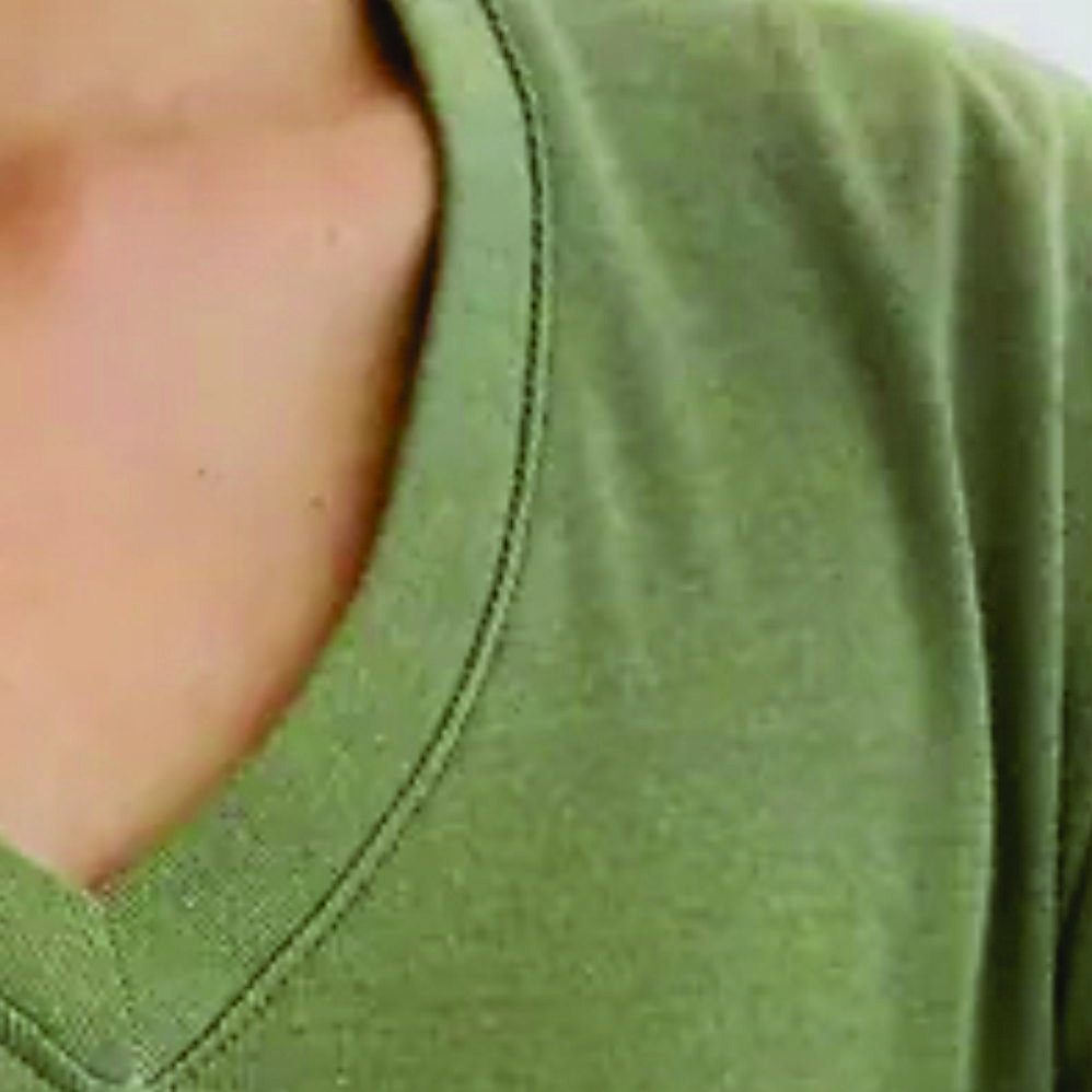 Women Long Sleeve V-Neck T-Shirts - Image 4