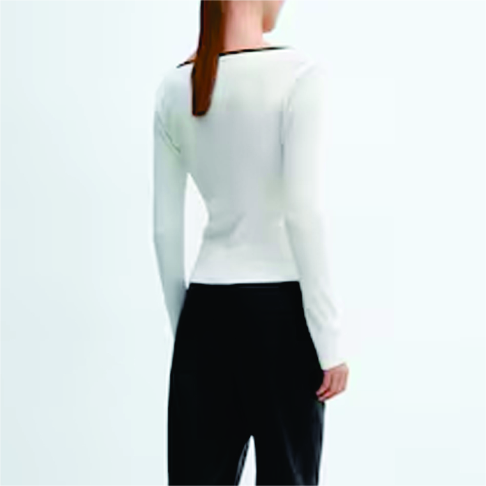 Women Long Sleeve Scoop Neck T-Shirts - Image 4