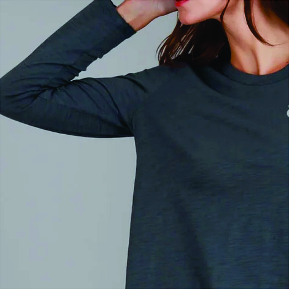 Women Long Sleeve Longline T-Shirts - Image 3