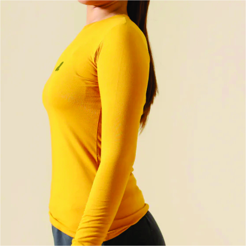 Women Long Sleeve Round Neck T-Shirts