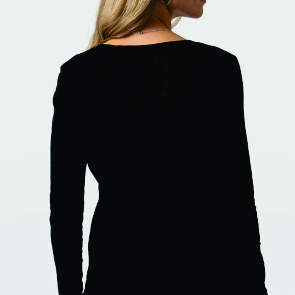 Women Long Sleeve Scoop Neck T-Shirts - Image 5
