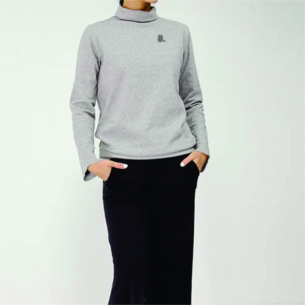 Women Long Sleeve Turtle Neck T-Shirts