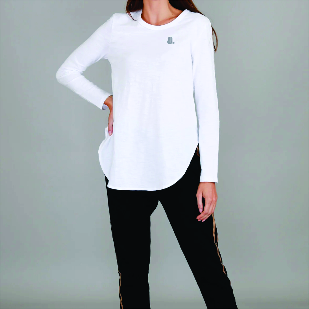 Women Long Sleeve Longline T-Shirts