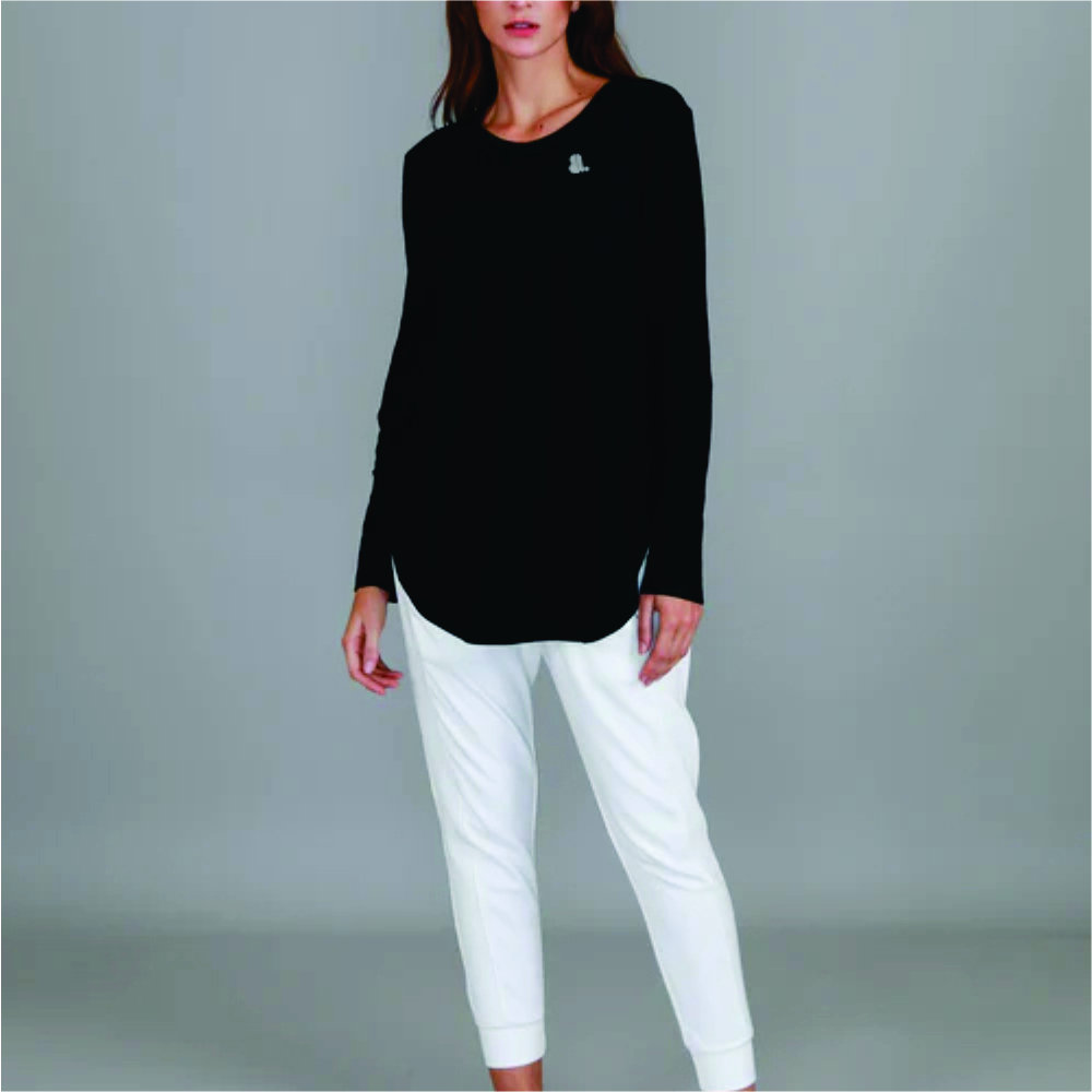 Women Long Sleeve Longline T-Shirts