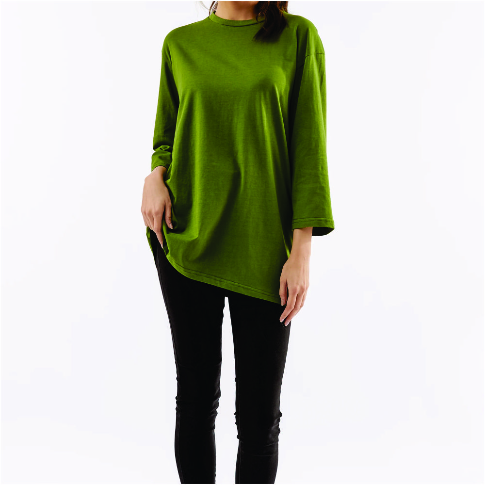 Women Long Sleeve Oversize Solid Color