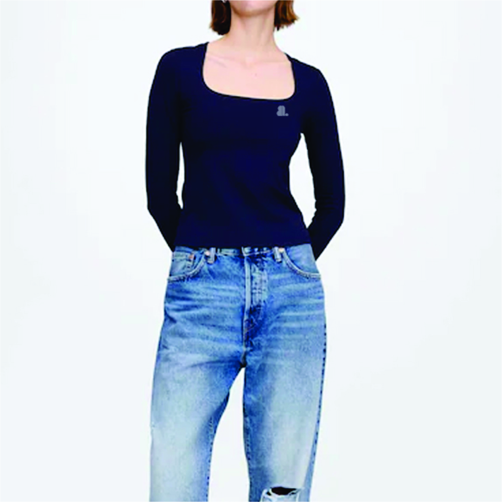 Women Long Sleeve Scoop Neck T-Shirts