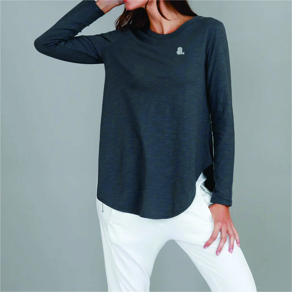 Women Long Sleeve Longline T-Shirts