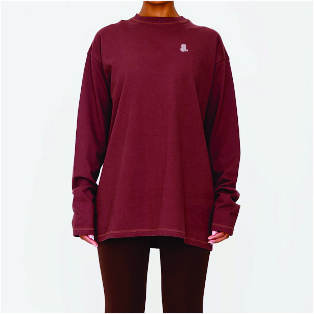Women Long Sleeve Oversize Solid Color