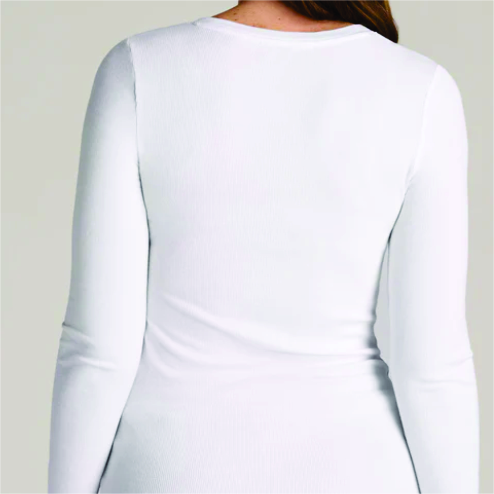 Women Long Sleeve Henley T-Shirt - Image 5