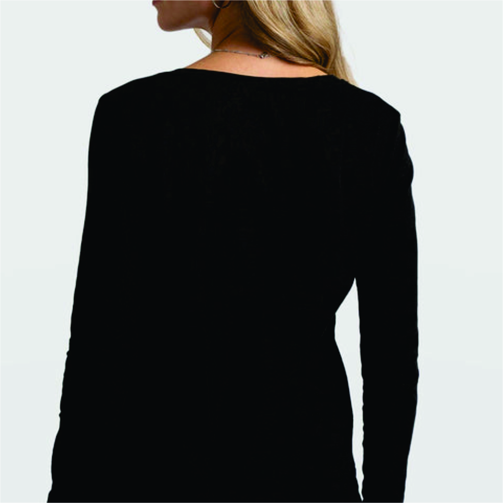 Women Long Sleeve Scoop Neck T-Shirts - Image 6