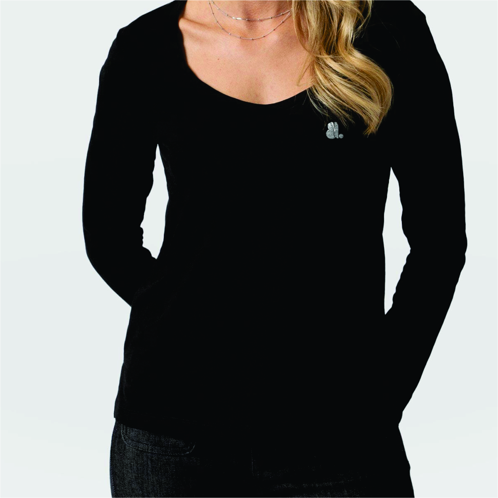 Women Long Sleeve Scoop Neck T-Shirts