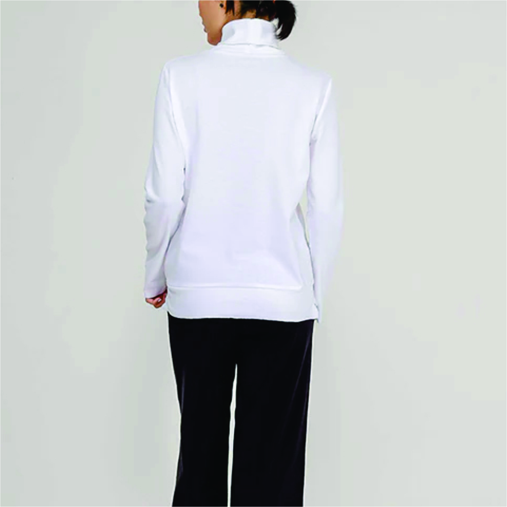 Women Long Sleeve Turtle Neck T-Shirts - Image 6