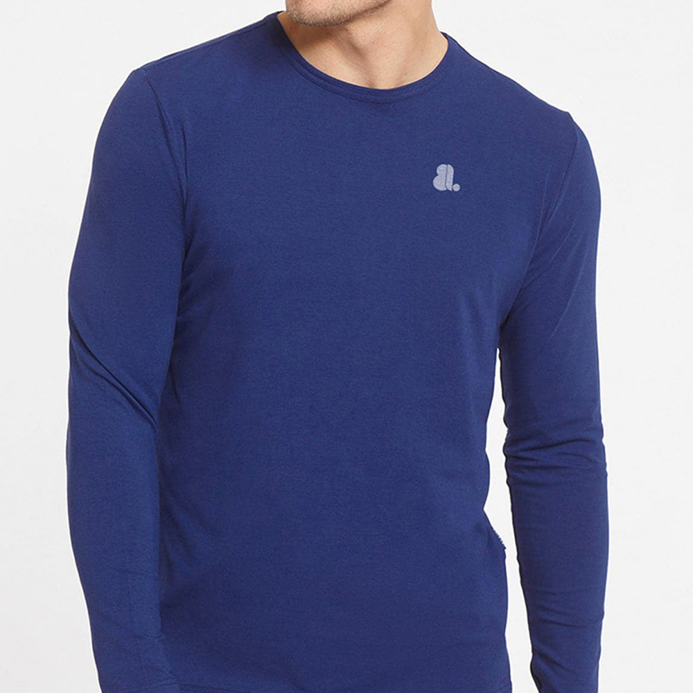 Men Round Neck Long Sleeve Tee - Image 4