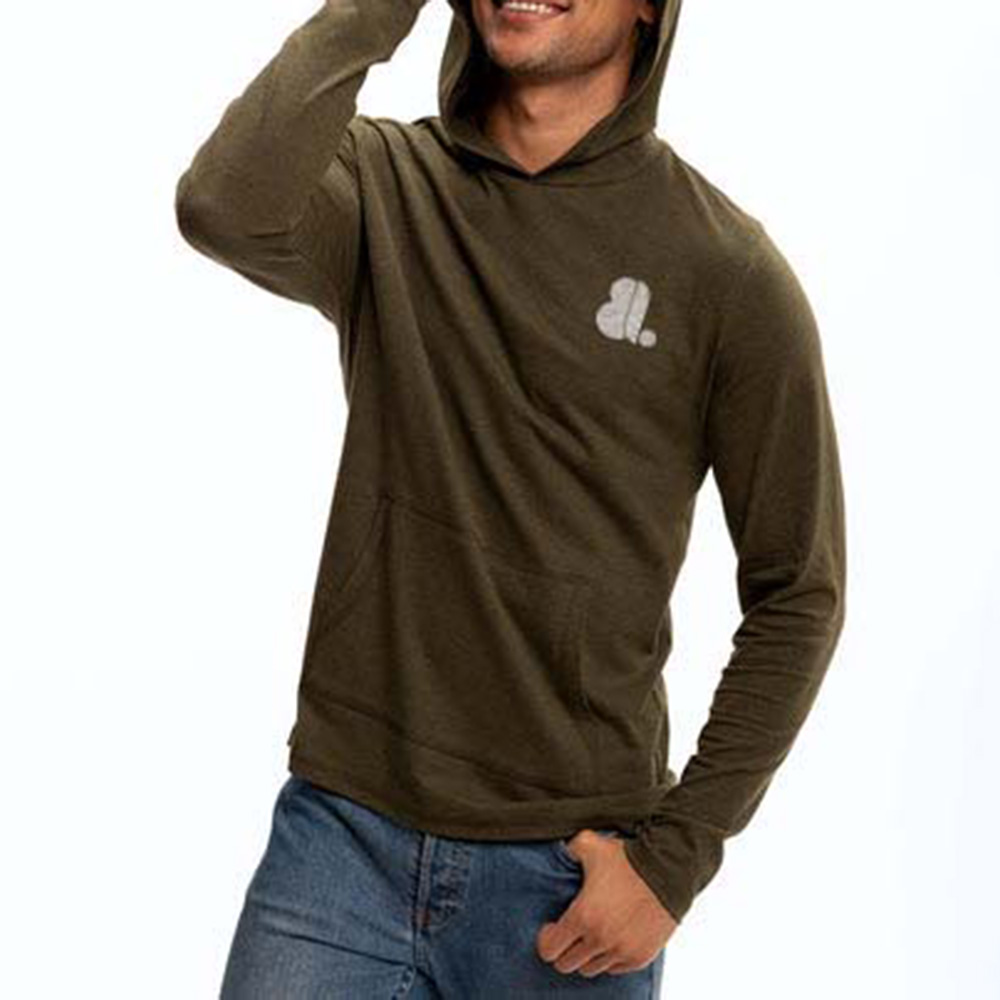 Men Hoodie Long Sleeve Tee
