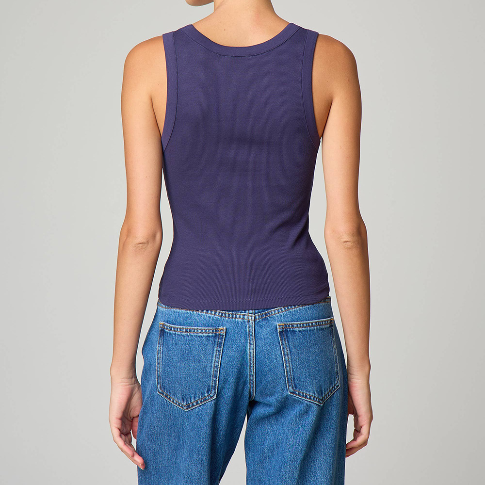 Women Ribbed Tank Top - Image 6