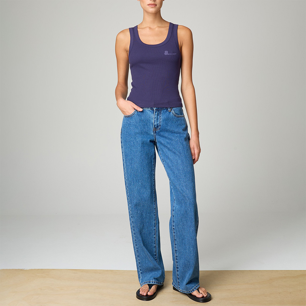 Women Ribbed Tank Top - Image 2