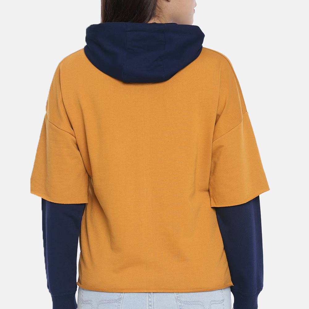 Blok Pull Over Hoodie Women