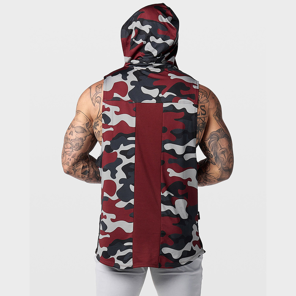 Men Hoodie Tank Top