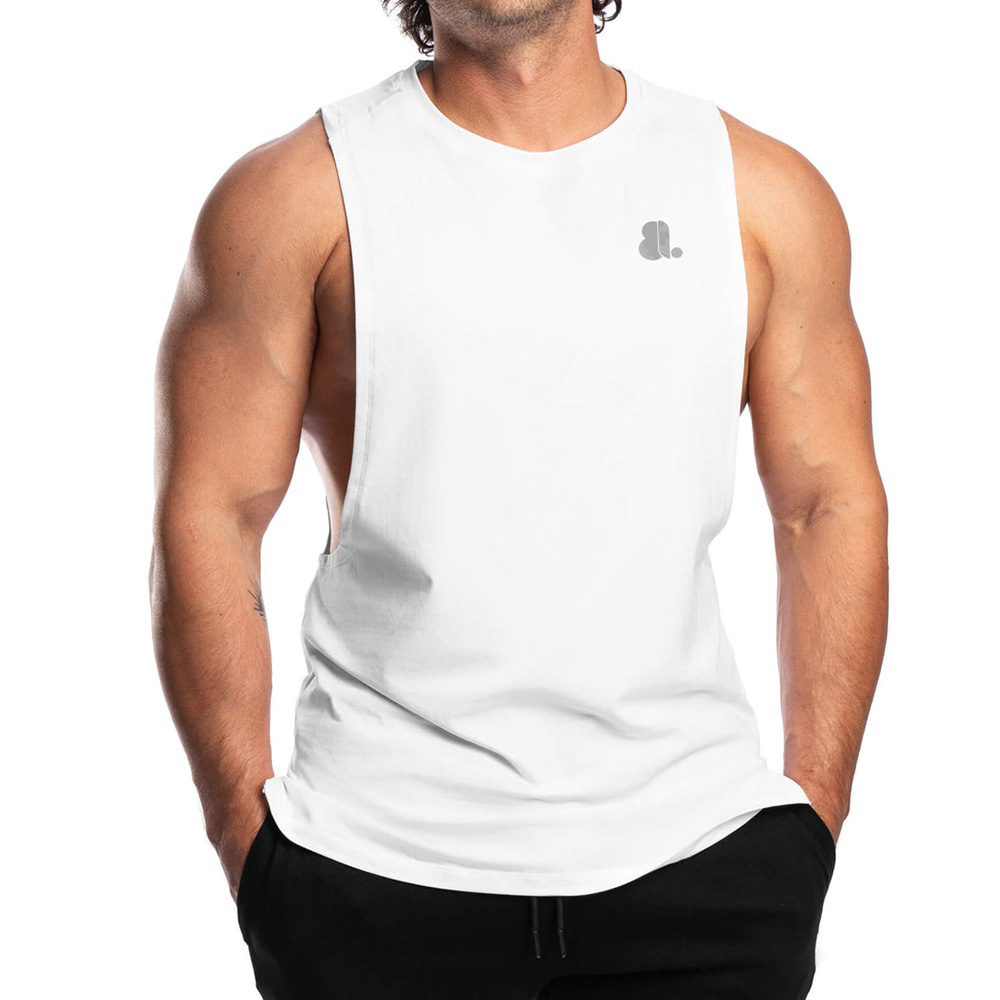 Men Cut Out Tank Top