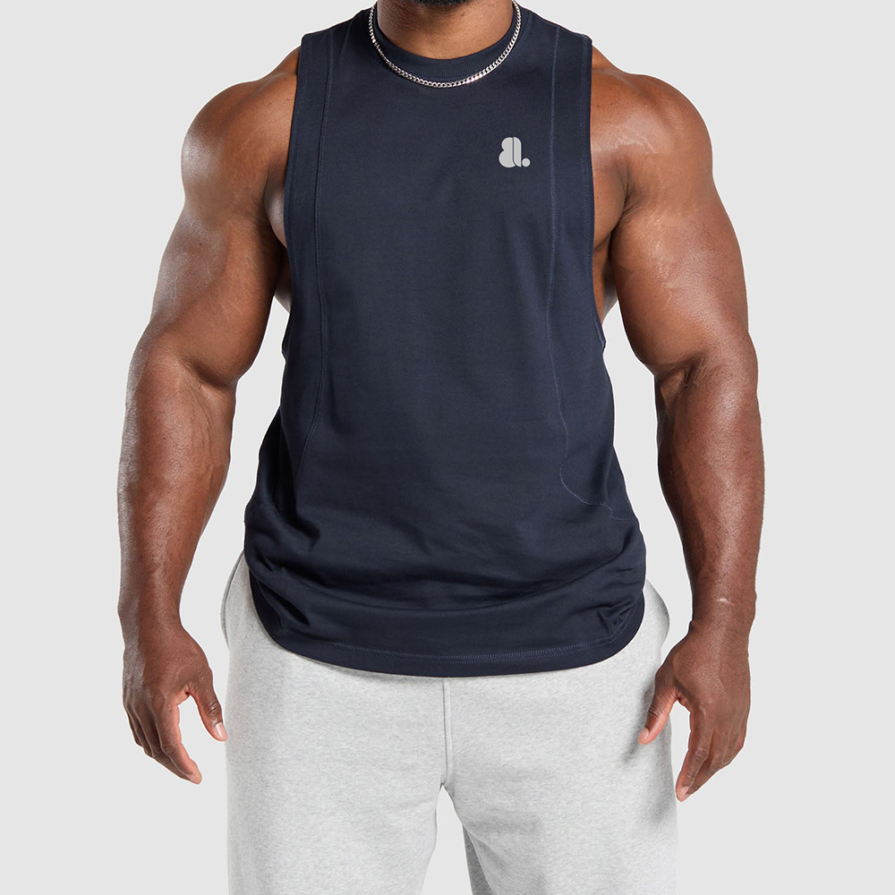 Men Cut Out Tank Top