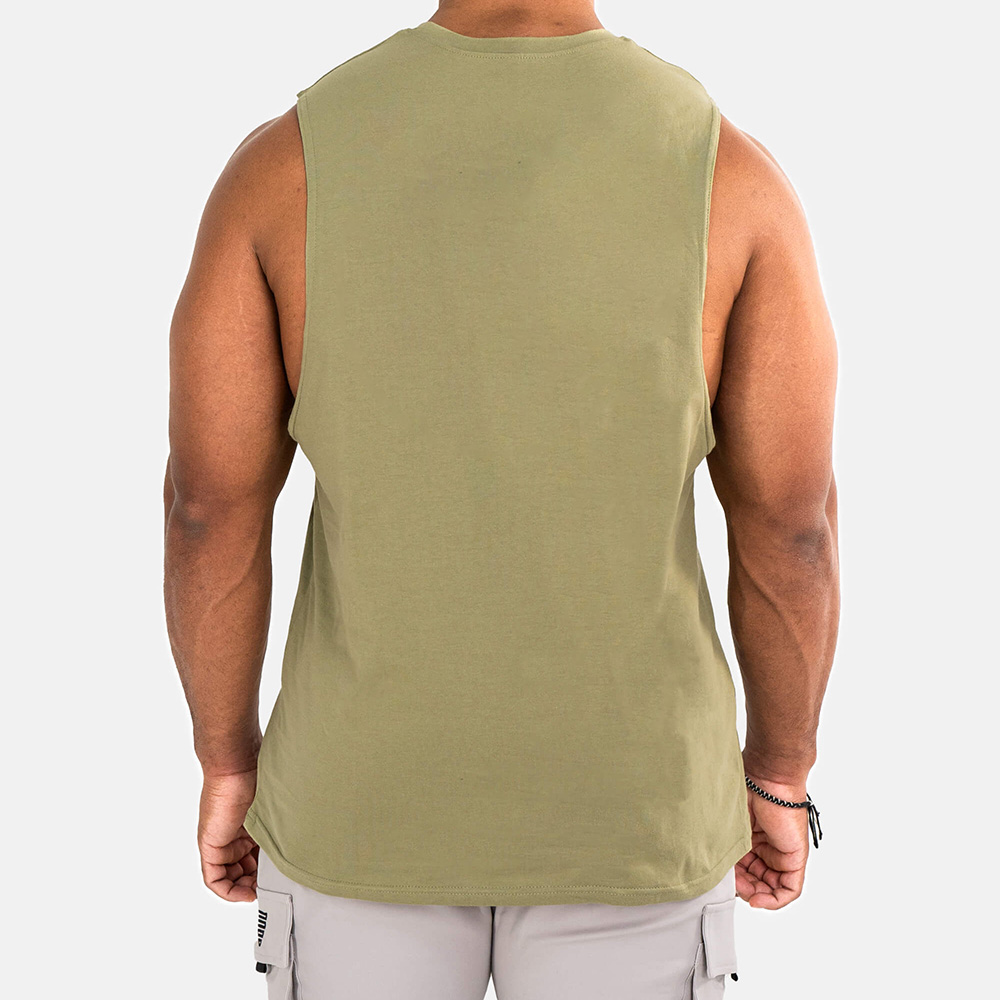 Men Cut Out Tank Top