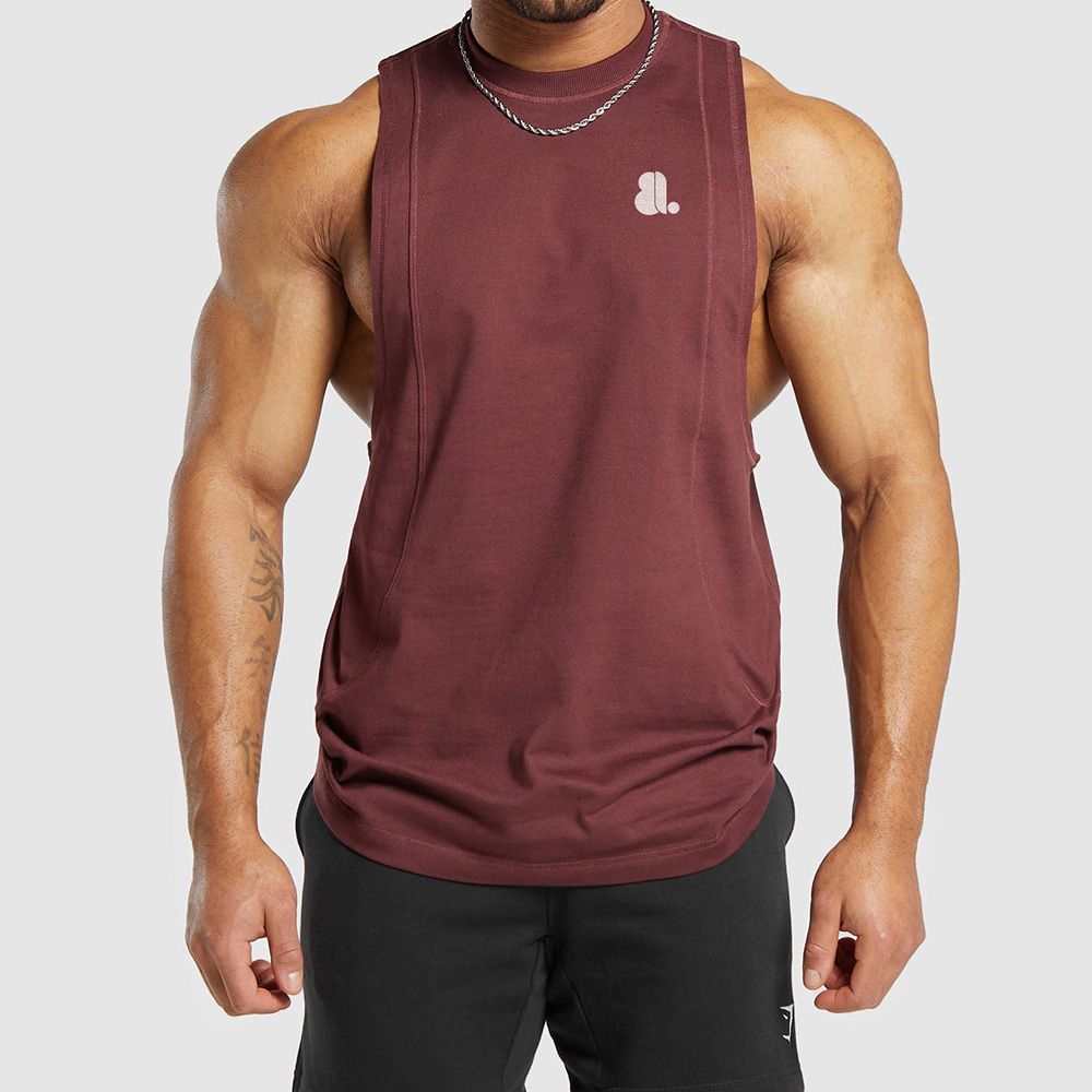 Men Cut Out Tank Top