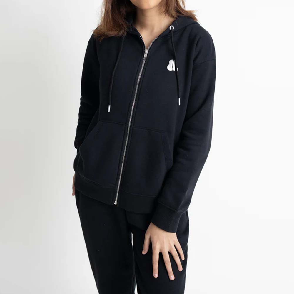 Single Color Zipper Track Suit Women