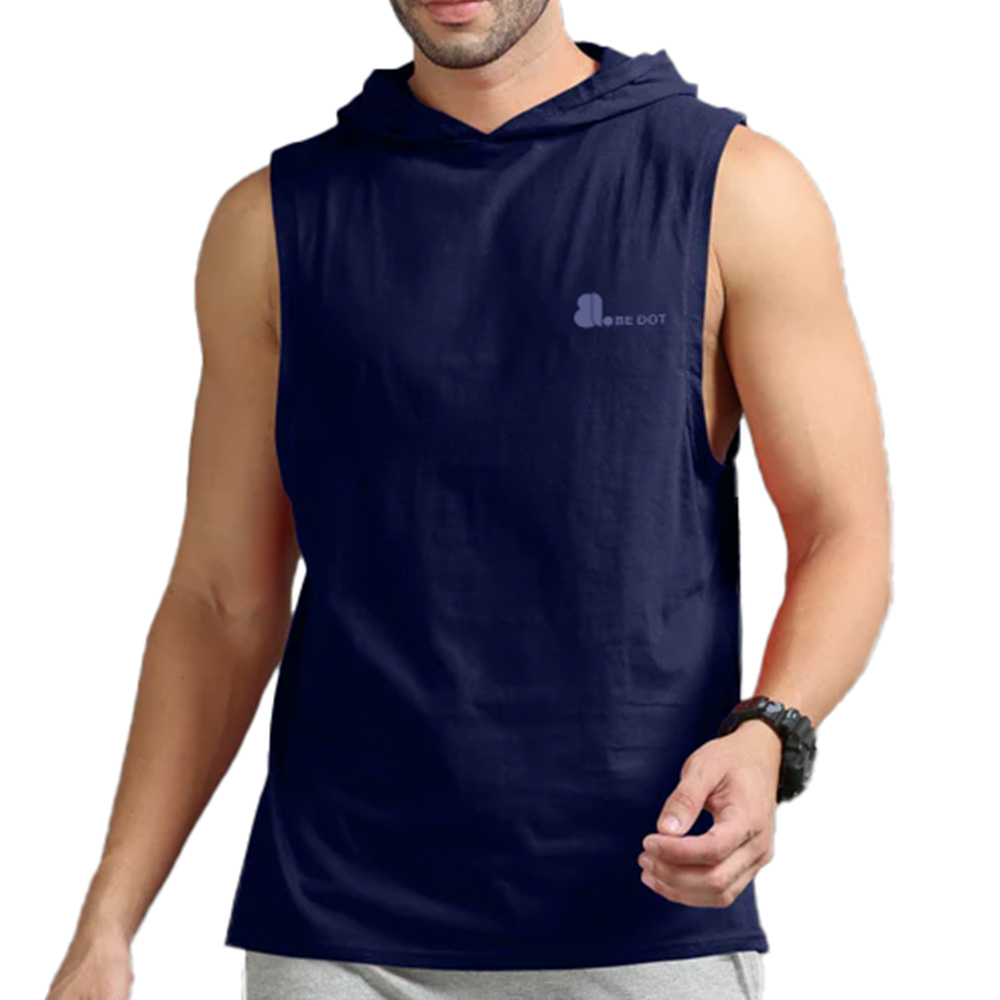 Men Hoodie Tank Top